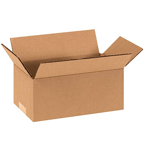 Poly Bag Guy cutii lungi ondulate, 9 x 4 x 4, Kraft, 25 / pachet