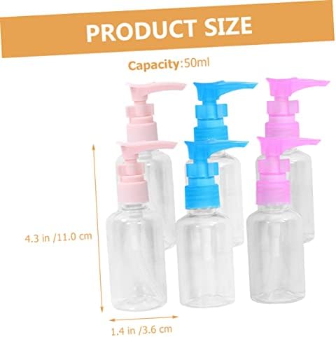 Zerodeko 6buc Sticla de călătorie Dispenser de spălare a mâinilor Dishsoap Dispensor șampon de călătorie sticlă de șampon reîncărcabilă