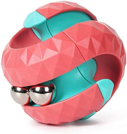 Orbit Ball Toy Pink, Fidget Track Cube top Spinning Toy, Rotating Cube Bead Maze Ball as Stress Relief Gifts & amp; jucării