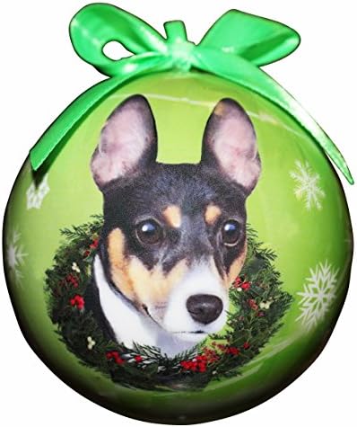 „Ornament de Crăciun Rat Terrier”, mingea dovadă