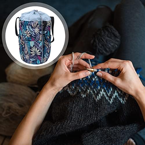 COHEALI 3pcs lână Geantă de mână cârlige sac lână multifuncțional Ripple mână tricotat fire convenabil accesorii mari depozitare