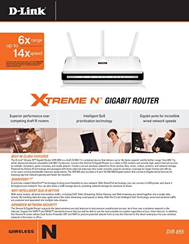 D-Link Wireless N300 Mbps Extreme-N Gigabit Router