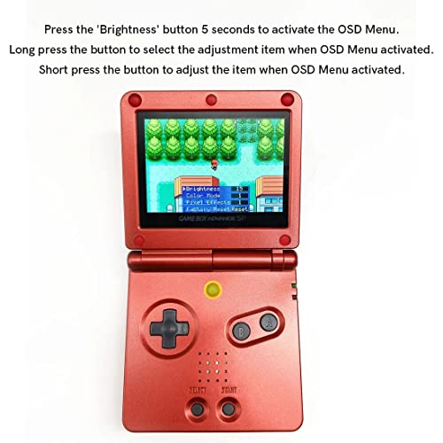 Game Boy Advance SP Drop-In 3.0 IPS iluminare din spate LCD Mod Kit pentru AGS 001 & 101 [joc video]