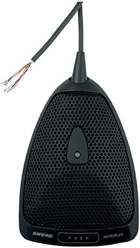 Shure MX392BE/C Microfon de graniță cardioid cu cablul de ieșire de jos - negru