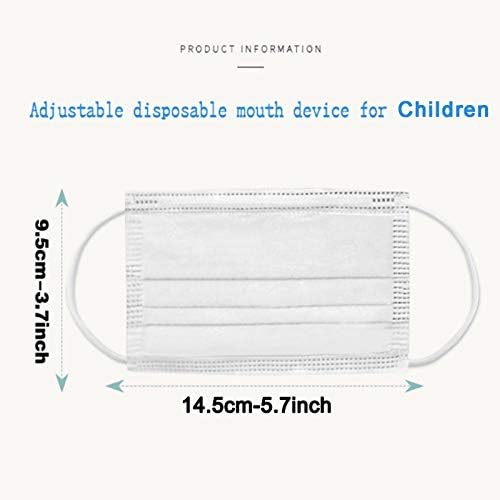 Masti de fata de paste de unica folosinta pentru copii 50pc 3 straturi iepure Tema Shield hârtie masca confortabil de siguranță
