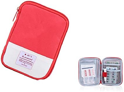 King & Pig Portable Portable Prim Aid Kit Pouch Office Home Office Medical Urgență de Urgență pentru Resurse Case de salvare