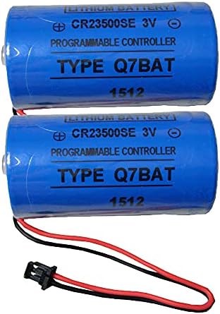 Q7BAT CR23500SE PLC Baterie pentru QNS seria Q PLC baterii litiu de înlocuire industrială 3V 5000MAH cu mufă