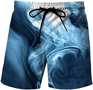 Trunchiuri de înot bărbați pentru bărbați talie elastică pantaloni scurți de baie Limitari Pantaloni scurți grafică Plus de