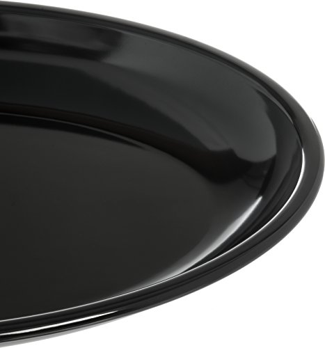 Designer Displayware Melamine Platter oval, capacitate de 4 sferturi, 19-3/16 x 13-3/4, negru