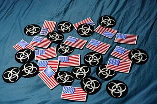 Praf grafic {strălucire în întuneric} Tactical SUA America Statele Unite ale Americii Flag Patch brodat + Hook and Loop SUA