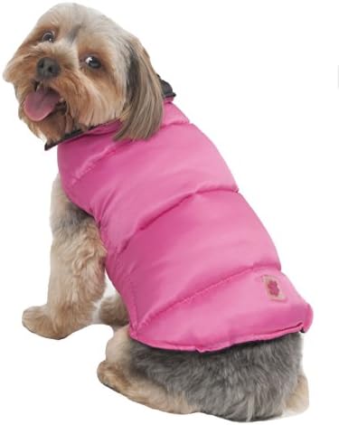 Fashion Pet pentru animale de companie Reversibile, haina de câine arctică, mare, roz