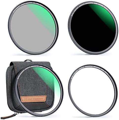 K & amp; F Concept 77mm Magnetic MCUV CPL fix ND1000 inel magnetic de bază 4-în-1 set de filtre pentru lentile cu 28 de acoperiri