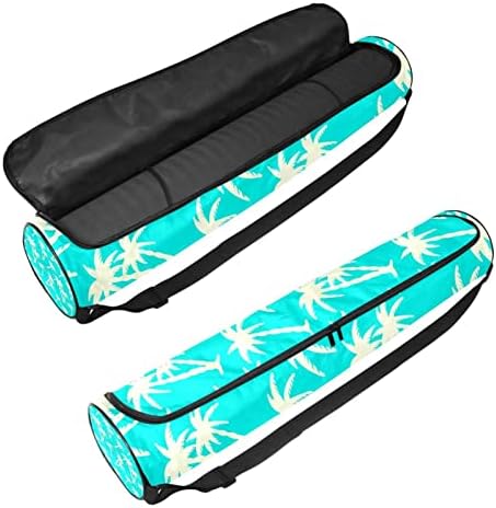 RATGDN Yoga Mat Bag, palmieri model exercițiu Yoga Mat Carrier Full-Zip Yoga Mat Carry Bag cu curea reglabilă pentru femei