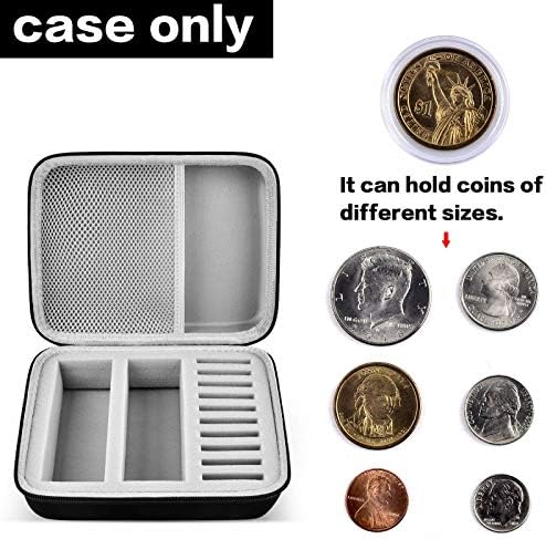 52 bucăți 46mm capsule de monede cu 6 Dimensiuni + 10 coli pagini de colectare a monedelor-Coins Pocket Page cu 420 buzunare