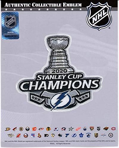 Tampa Bay Lightning Emblema Națională nesemnată 2020 Stanley Cup Campions Jersey Patch - NHL nesemnat Diverse