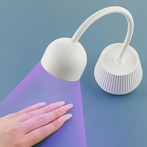Mini unghii LED lampă 24W unghii uscator unghii False manichiura poloneză lipici Uscare rapidă UV lumina unghiilor lampă 360