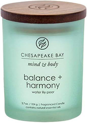 Chesapeake Bay Candle Peace + Tranquility, Balance + Harmony, Sension Setrenity + Calm Set de lumânări parfumate, borcan mic,