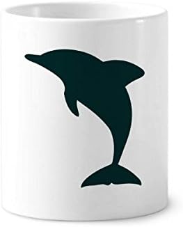 Albastru Ocean Docile Drăguț Delfin Periuta De Dinti Stilou Titularul Cana Ceramice Stand Creion Cupa