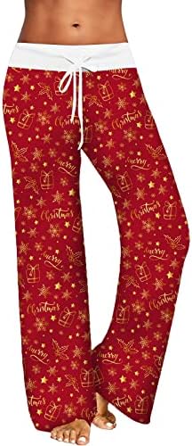 Pantaloni de pijama Pijama Buffalo Plăci de la mijlocul talului roșu și negru Plăci PJS Sleepwear Comfy Casual Casual Panti