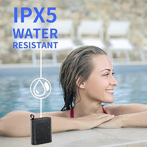Aitogca Mini Bluetooth Speaker Portabil Wireless, stereo cu bas, microfon încorporat, apeluri de mână libere, player de muzică
