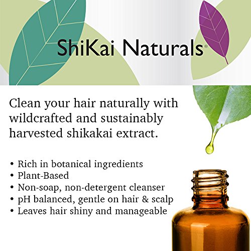 Shikai-șampon de curățare de zi cu zi, pe bază de plante, fără săpun, fără Detergent, curăță delicat lăsând părul moale și ușor de manevrat