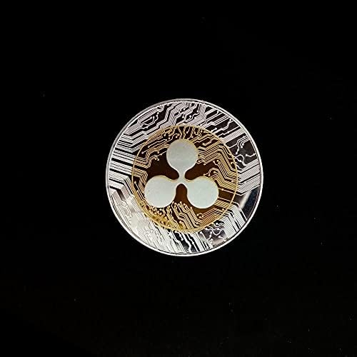1PC-uri cu monedă cu monedă platată cu aur placat cu monedă comemorativă monedă virtuală Cryptocurrency 2021 Ediție limitată