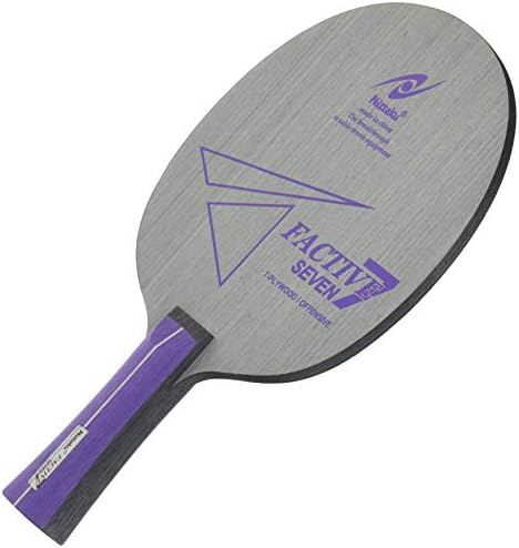 Nittaku Table Tenis Racket Factor 7 Shake Hand Attack 7 Foaie Placaj