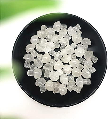 BINNANFANG AC216 1 buc minunat cristal alb natural ciuperci în formă de piatră lustruită Decor cadou de vindecare pietre naturale