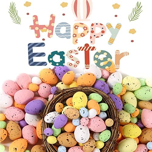 Ouă de Paște din spumă pentru meșteșuguri și decorațiuni pentru petreceri de Paște decorațiuni de casă de Paște de Paint vopsea