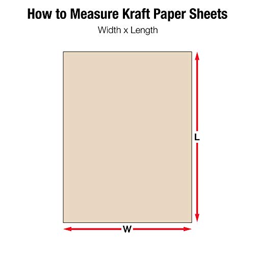 Foaie de hârtie Aviditi Kraft, 30, 36 x 48, Kraft, hârtie reciclată, 416 coli pe cutie, ideală pentru ambalare, Ambalare,