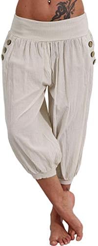 Pantaloni recoltați cu talie înaltă pentru femei din Vezad
