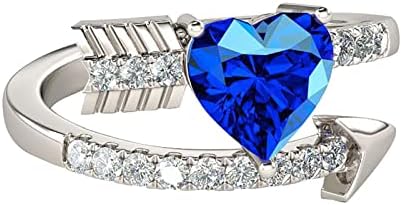 Personalitate Creative Love Diamond Ring Inel de logodnă verighetă pentru femei Inele pentru fete Dimensiunea 6