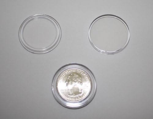24mm Direct Fit etanșe monede titularii capsule pentru trimestru cu cutie