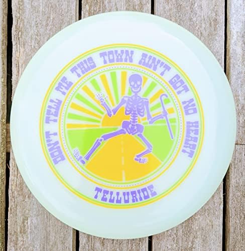 Funn & Frolic - SUA Telluride Shakedown Poster Art Frisbee 175gm Glow/Grateful Dead Inspired