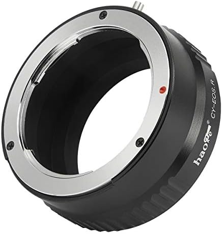 Adaptor de montare a lentilelor manuale Haoge pentru lentilă Contax Yashica C/Y Cy pentru Canon RF Mount R5 R6 Cameră oglindă,