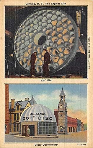 Sticla legate de Crystal City, Corning, NY 200 Disc & amp; Observatorul de sticlă 1947