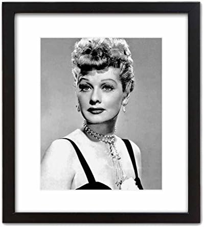 Artdash Photo Art Print de actrița Lucille Ball Alb și negru fotografie