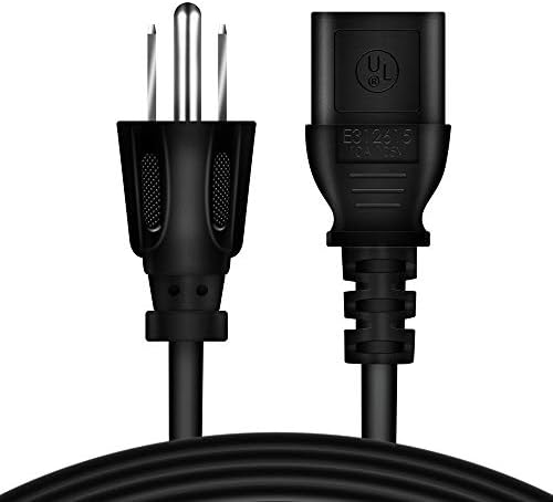Omilik 6ft / 1.8 m UL enumerate 3 Prong AC Cablu de alimentare Cablu compatibil cu Xbox 360 PS3 Playstation 3 Adaptor plumb