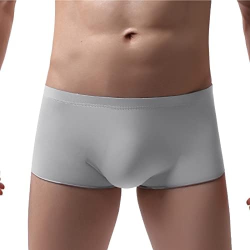 Lenjerie pentru bărbați masculi masculi casual fără lenjerie solidă pantaloni de lenjerie ultrathin tricotkers boxeri confortabili