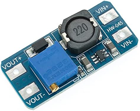 Zym119 MT3608 DC-DC Modul de impuls reglabil 2A Modul Placă de creștere a plăcii cu/fără micro USB 2V-24V până la 5V 9V 12V
