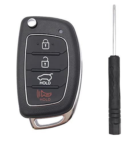 Înlocuire cheie fob caz Shell Fit pentru Hyundai Sonata Santa Fe intrare fără cheie telecomanda cheie fob capacul carcasa cu