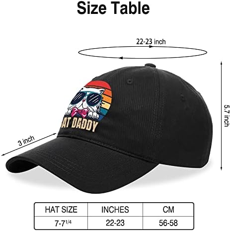 Pishovi pisica Tata amuzant șapcă de Baseball, vintage Reglabil șapcă de Baseball, capac Cadouri pentru bărbați iubitorii de