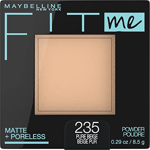Maybelline Fit Me Matte + pudră de față presată fără pori Machiaj și pudră de fixare, translucidă, 1 Număr