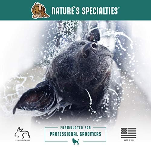 Nature 's Specialties Pawpin' Blueberry Ultra concentrat Dog Face And Body Wash pentru animale de companie, face până la 16
