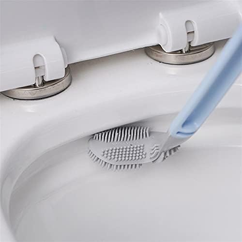 Liaomu mâner lung cu mâner de golf siliconic perie de curățare a toaletei, baie montată pe perete curățător de toaletă curățător