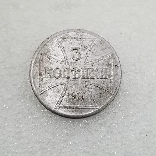 AVCITY Antique Crafts 1916-s alamă argint placat cu argint Dolar argint rotund en-gros monede străine colecție de antichități