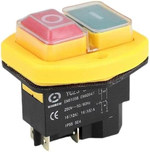 Comutator electromagnetic 4/5 pin 220V Oprit Oprit butonul de apăsare Reporniți și sub Voltaprotecție poate înlocui KJD17 -