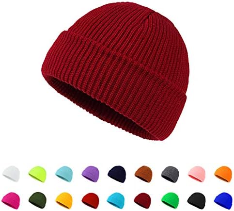Pălării de iarnă beanie unisex beanie tricot capace clasice de iarnă caldă de iarnă