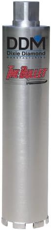 Dixie Diamond Manufacturing BB4000 Professional Grade Bit pentru beton de coranță umedă pe burghie cu 4-INCH X 1-1/4-7 inch
