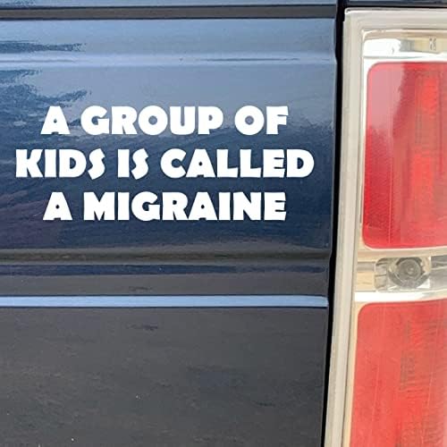 Un grup de copii se numește autocolant de bara de bara de migrenă - Decal de vinil cu bombă cu autocolante pentru camion auto,